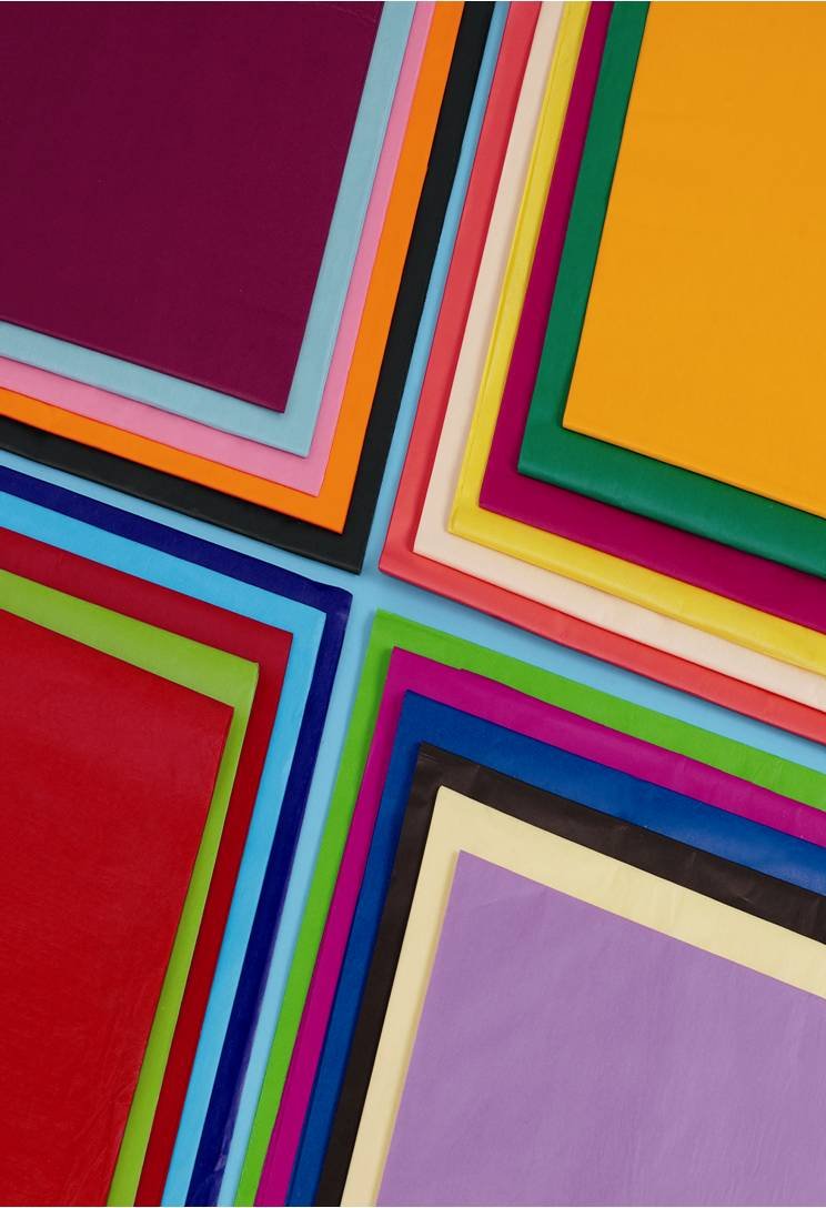 Bright Assorted Tissue Paper- 20 Sheets 20"x 26"