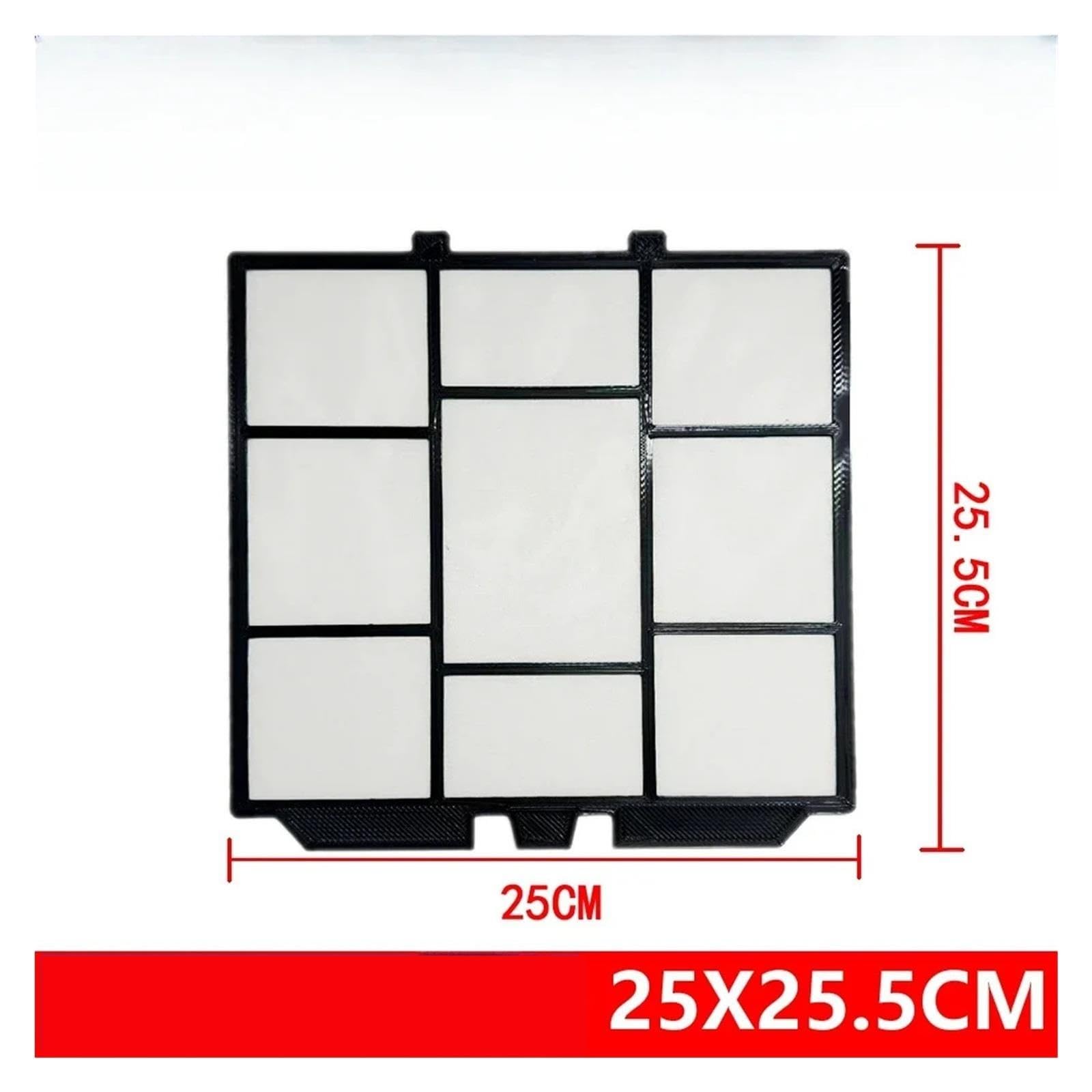 Filtro del condizionatore d'aria compatibile con Hitachi, 25x25,5 cm