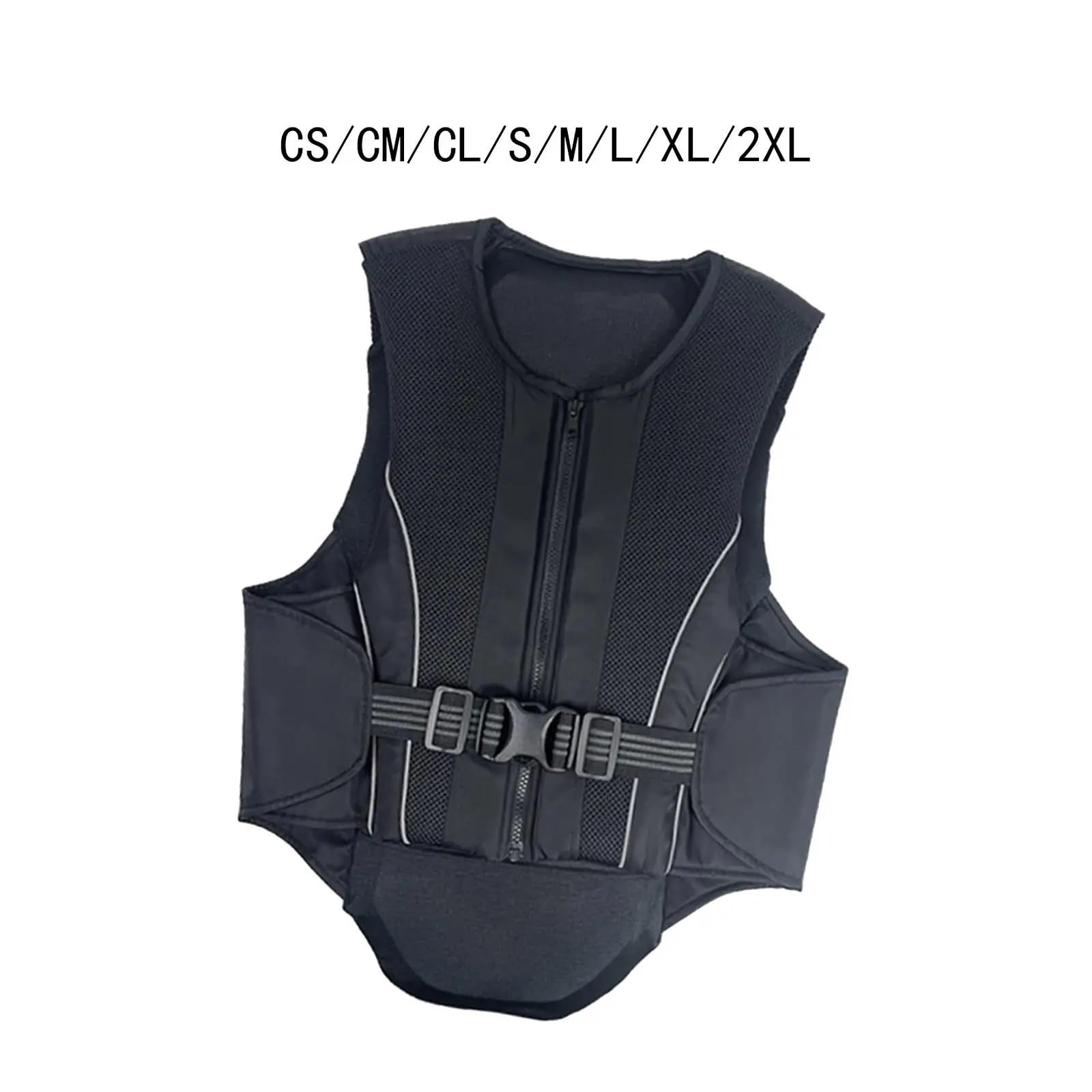 Gilet da Equitazione Gilet da Equitazione Traspirante Equine Supplies Shock Absorption Gilet da Equitazione Protezione for Adulti Bambini Ragazzi Ragazze(CM)