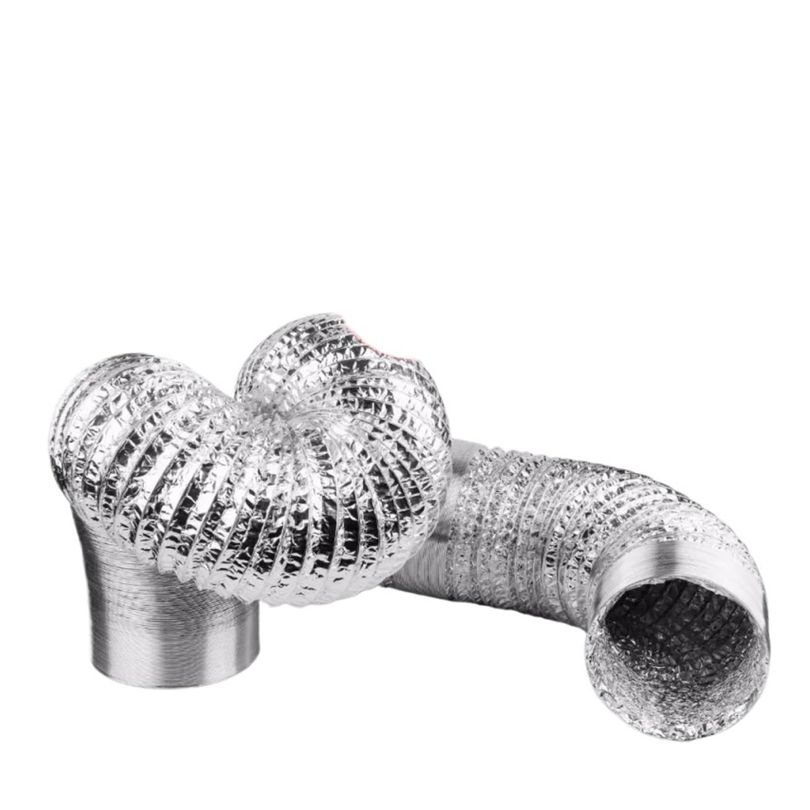 Tuyau de ventilation aluminium 150mm flexible contre condensation et fumées de cuisine