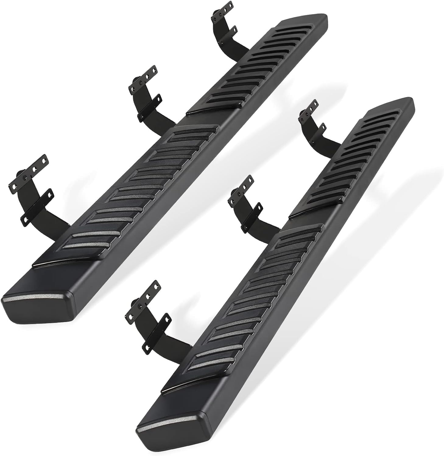 PZ 6" Running Boards Compatible for 2019-2025 Dodge Ram 1500 Quad/Extended Cab New Body Style Black Aluminum Alloy Side Step Rails Nerf Bar(NOT FIT 2019-2025 Ram 1500 Classic)