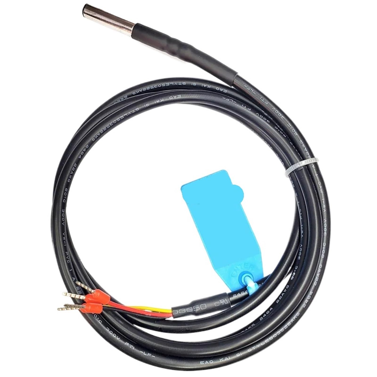 Cable de sonda for Sensor de Temperatura y Humedad SHT35, Resistente al Agua IP67, de Acero Inoxidable 304, con sensores de capacitancia Digitales, Longitud y Salida I2C.(6M)