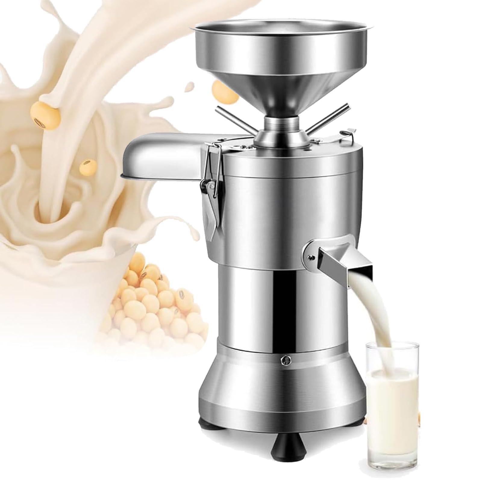 YXZYFPP Stainless Steel Automatic Soy Milk Grinder Separate Type Soybean Milk Machine with Filter and Slag Separation Soybean Milk Freshly Grounder for Soymilk,Tofu