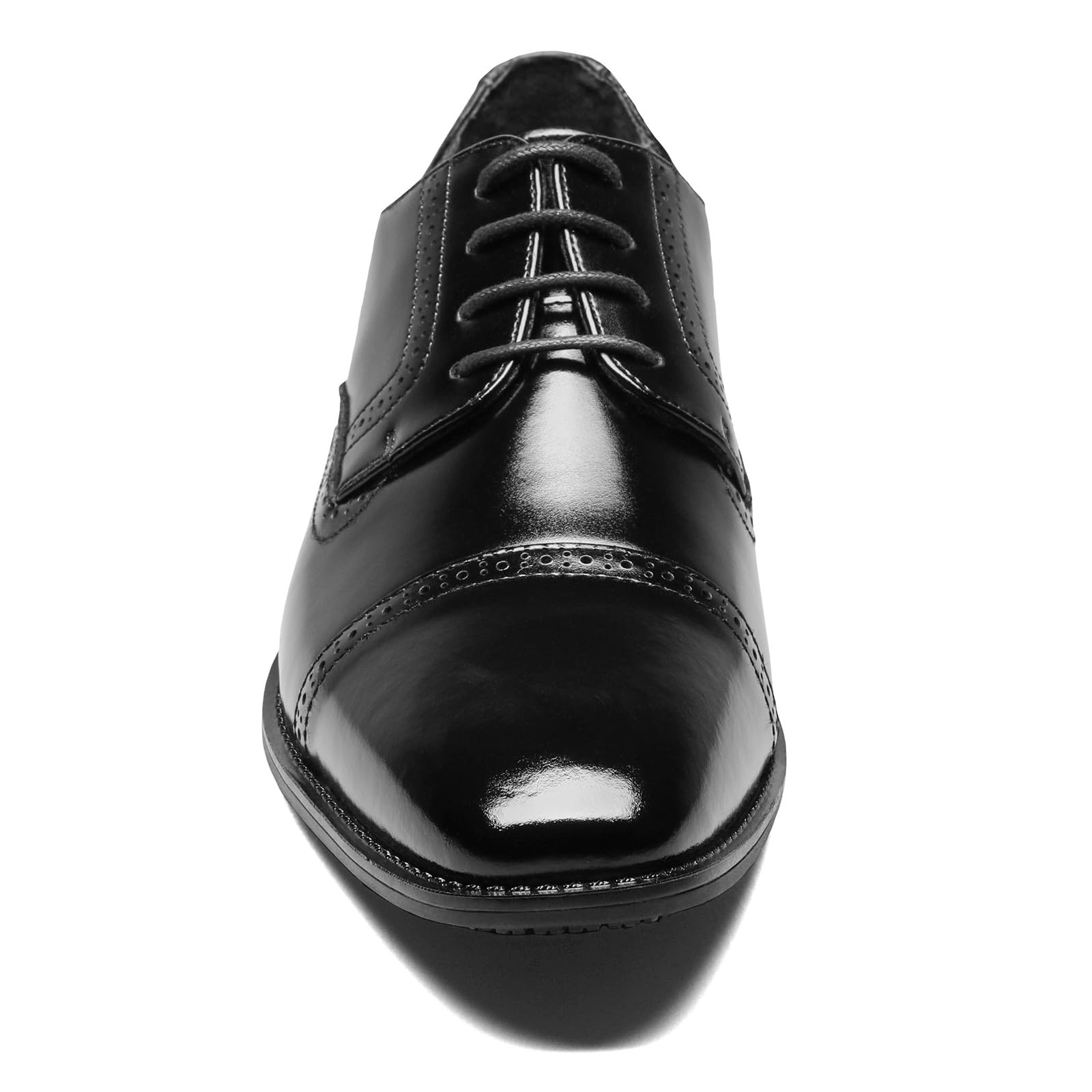 Stacy Adams - Halstead Cap Toe Oxford - Black/Gray - 25765-975