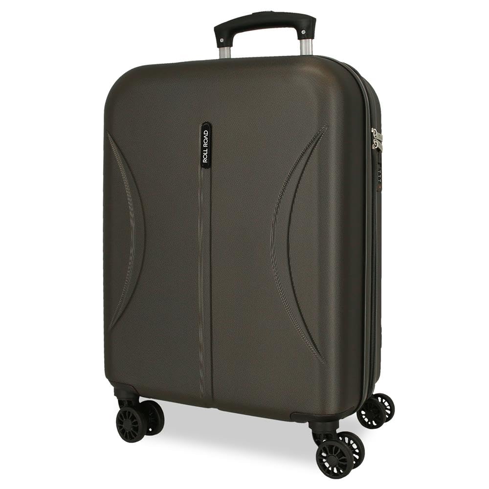Joumma Roll Road Formentera Cabin Case Anthracite 38x55x20 cm Rigid ABS Integrated Combination Padlock 35L 2.6kg 4 Double Wheels Hand Luggage