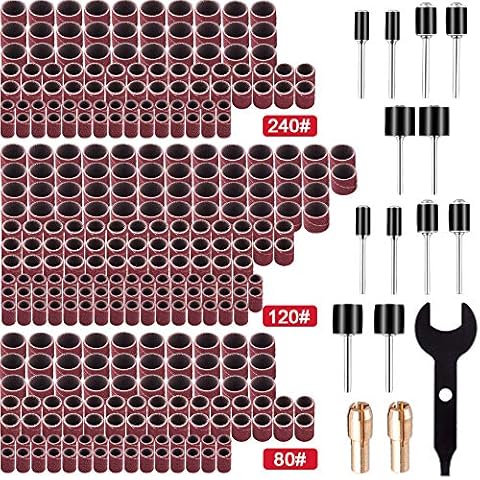 AUSTOR 345 Pcs Sander Drum Kit Cover
