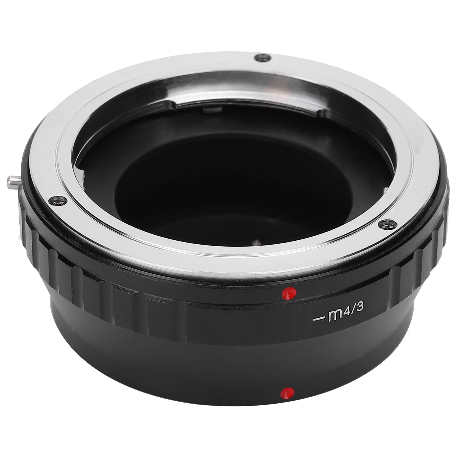 Anello Adattatore per Obiettivo Anello Adattatore in Lega di Alluminio Adatto per Obiettivo con Attacco QBM Installazione per Corpo Fotocamera con Attacco M4 3
