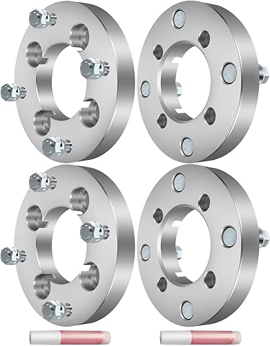 ECCPP 4 adaptadores espaciadores de rueda de 4 lengüetas de 1 pulgada de 4x110 a 4x137 10x1.25 2.913 in compatibles con 2007-2016 para Rancher 420