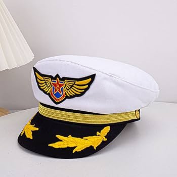 Amazon.co.jp: Gatuida 機長 パイロット 帽子 航空会社