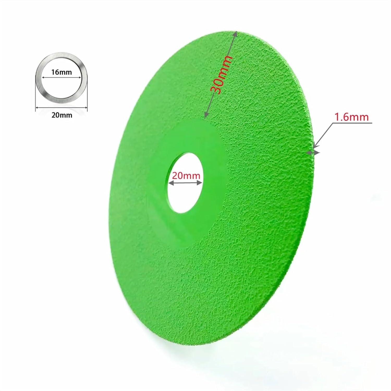 Tile Cutting Disc Diamond Marble Blade Ceramic Glass Jade Brazing Grinding Wheel for Angle Grinder Rotary Tools100×20mm 1Pcs