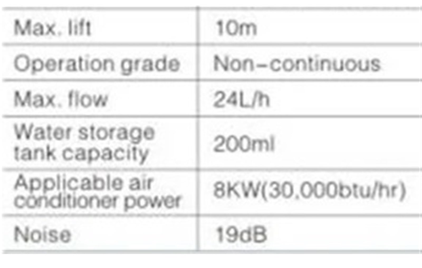 Pompa di rimozione della condensa Pompa di drenaggio del condizionatore d'aria Pompe di sollevamento della condensa Filtro motore Pompa acqua automatica