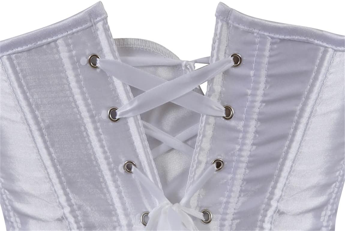 frawirshau Women's 9427 Lace Up Boned Underbust Waist Trainer Corset - Image 4