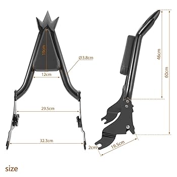 未使用【ハーレー】シーシーバー 54247-09A　#550 Amazon | ハーレーツーリング用シーシーバー、取り外し可能な