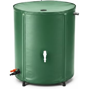 Faltbare Regentonne 250L Regenwassertank aus PVC Gartenwassertank