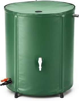 250L Collapsible Rainwater Collection System Foldable PVC Portable