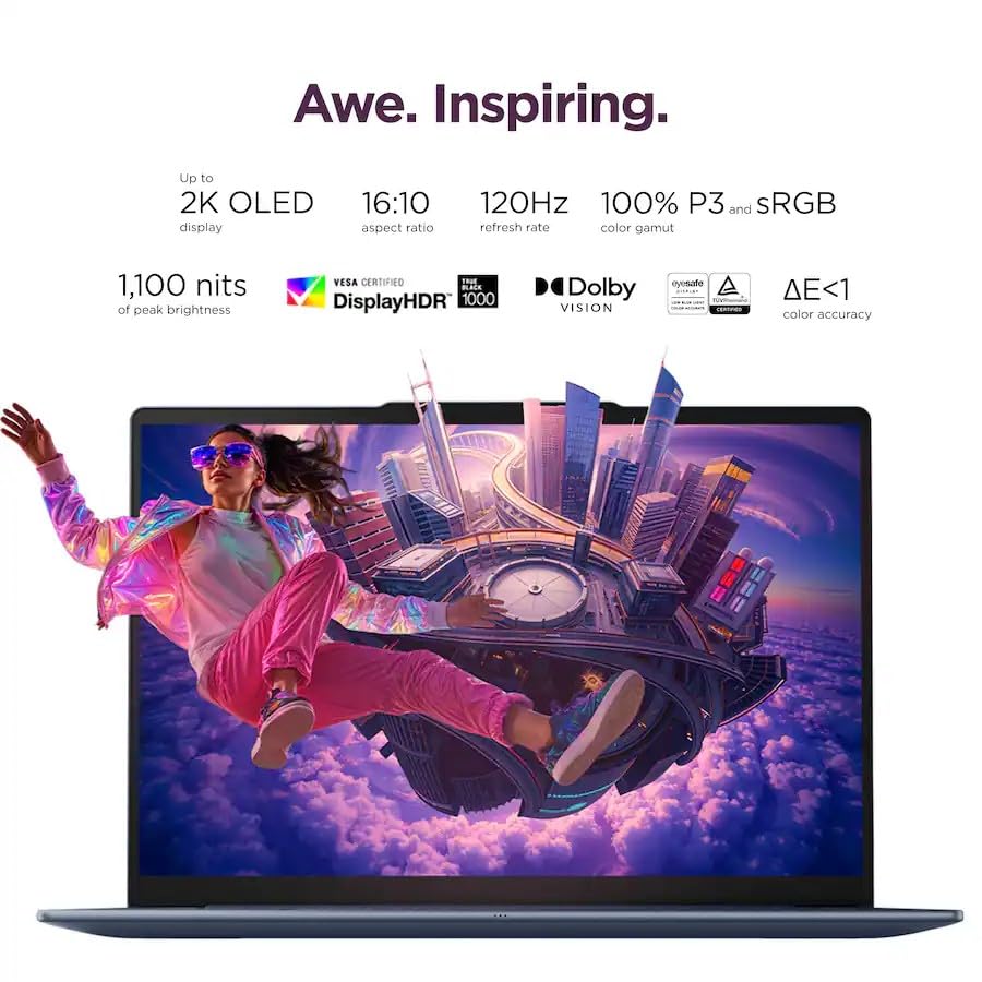 Image of Lenovo Slim 7X, 14 inch OLED Touchscreen, Snapdragon X2 Plus, 16GB DDR5 1TB SSD