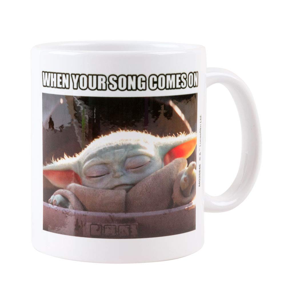 Star Wars The Mandalorian Baby Yoda Song Mug Buy Online In India At Desertcart