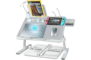 Laptop Cooling Table with Adjustable Stand