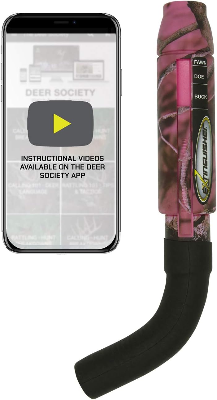 Extinguisher Deer Call - All-in-one Deer Calling System - Pink