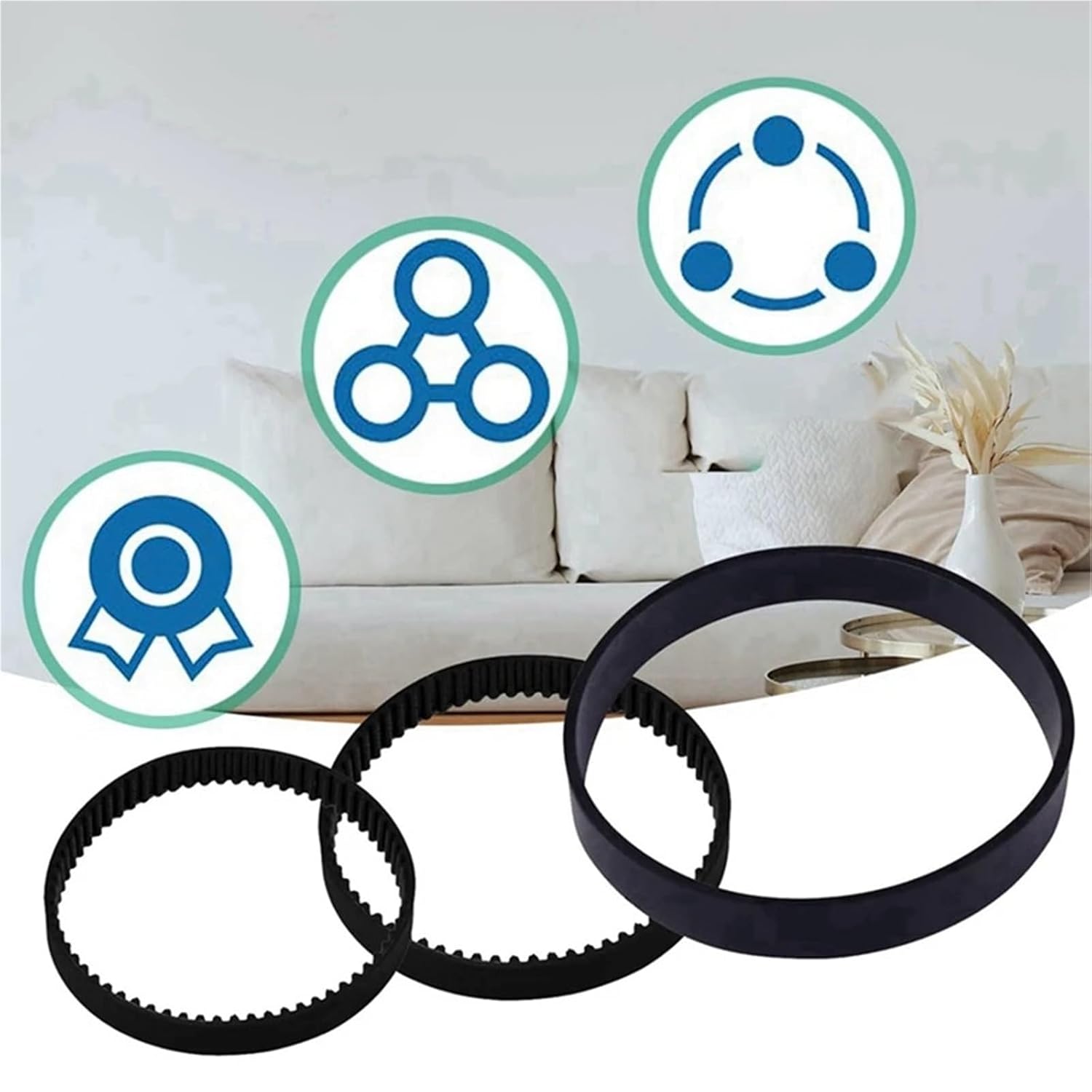 24PCS Replacement Vacuum Belt Set Cleaner Models