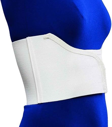 Miniatura 3 de OTC Cinturón acanalado para mujer, panel elástico de pecho de 6 pulgadas, ajustable universalmente