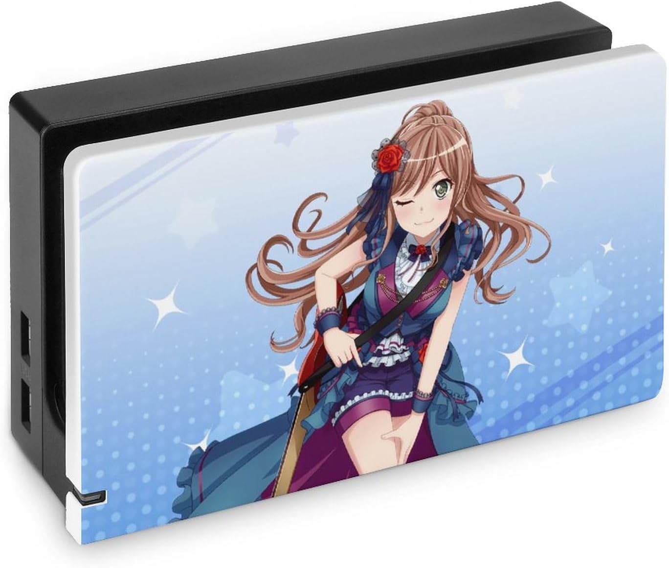 バンドリ 今井リサ Switch ケース ドック Switch ドックカバー 可愛い スイッチ 対応 ベース 保護カバー 取り付け簡単 汚れ防止 耐衝撃 全面保護