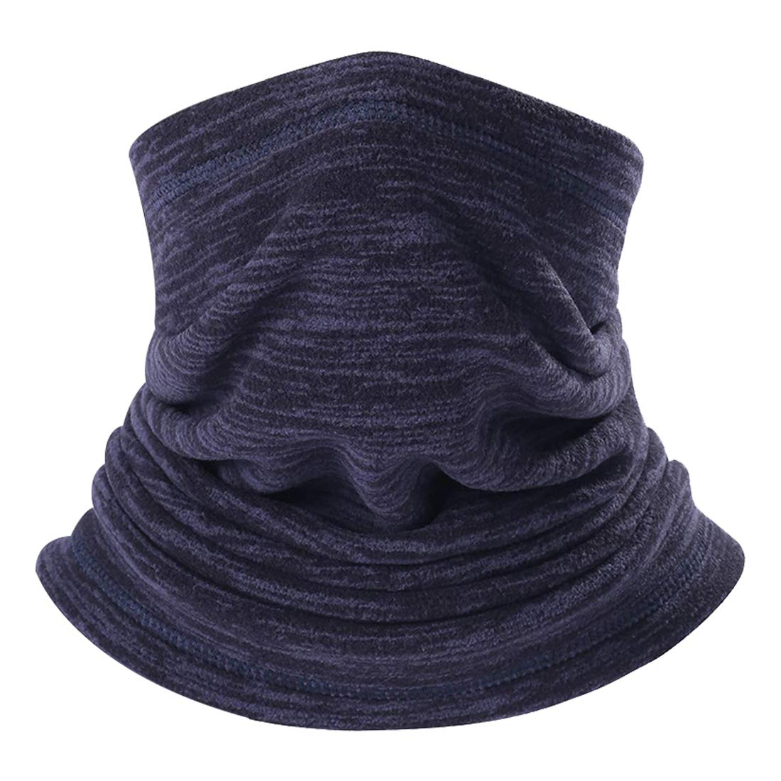 Women's Men Thick Winter Knitted Warm Circle Loop Infinity Scarf Striped