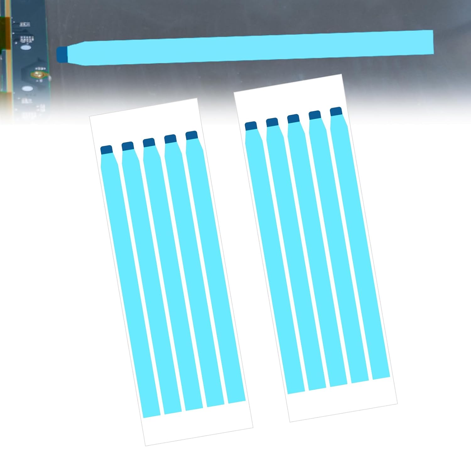 ripefun 10pcs LCD Screen Tape, Laptop Screen Rework Double Sided Tape