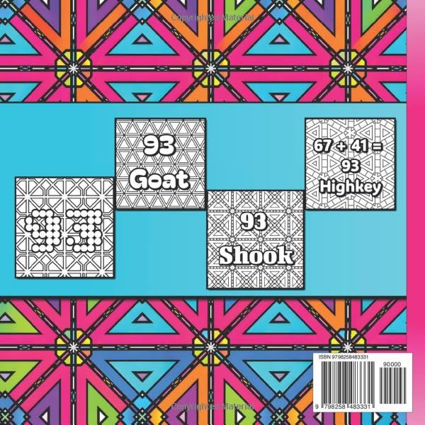 That Is So 93: Brainrot Slang Coloring Book for Teens: Bold & Easy Geometric Patterns with Gen Alpha Meme Quotes | Funny Internet Slangs Activity Book for Kids and Tweens image 3