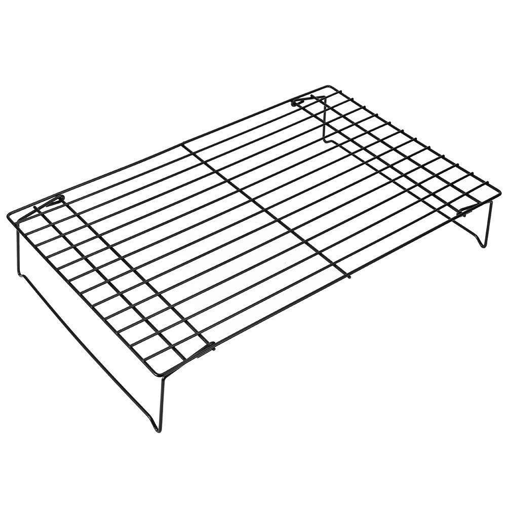 Fdit Griglia Di Raffreddamento Per Biscotti E Torte, 40x25 Cm, In Ferro Alimentare Antiaderente, Per BBQ E Forno