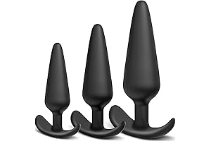 Supreme Silicone Anal Plugs Training Set for Beginners and Advanced