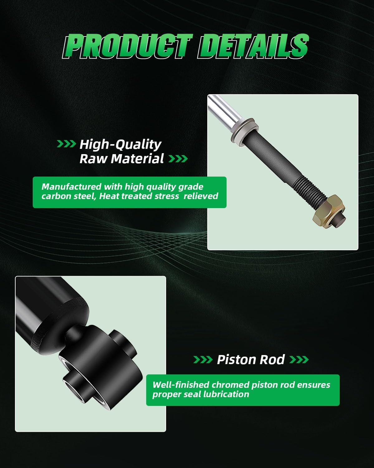 SCITOO Rear Strut Shock Absorbers for Nissan Quest 2004-2009 Auto Shocks