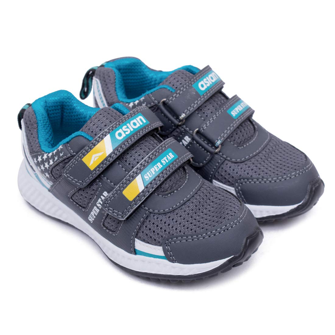 ASIAN Kids Star-02 Sport Running,Walking,Party & School Shoes with Eva Sole Lightweight Casual Shoes for Boys (Grey, Numeric_4) (B0BBR64L85) Amazon Price History, Amazon Price Tracker