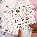 Produktbild BLOUR Molang Cartoon Rabbit Dekorative Sticker Handy Sticker Schreibwaren DIY Album Sticker Material Escolar Kawaii 6 STK
