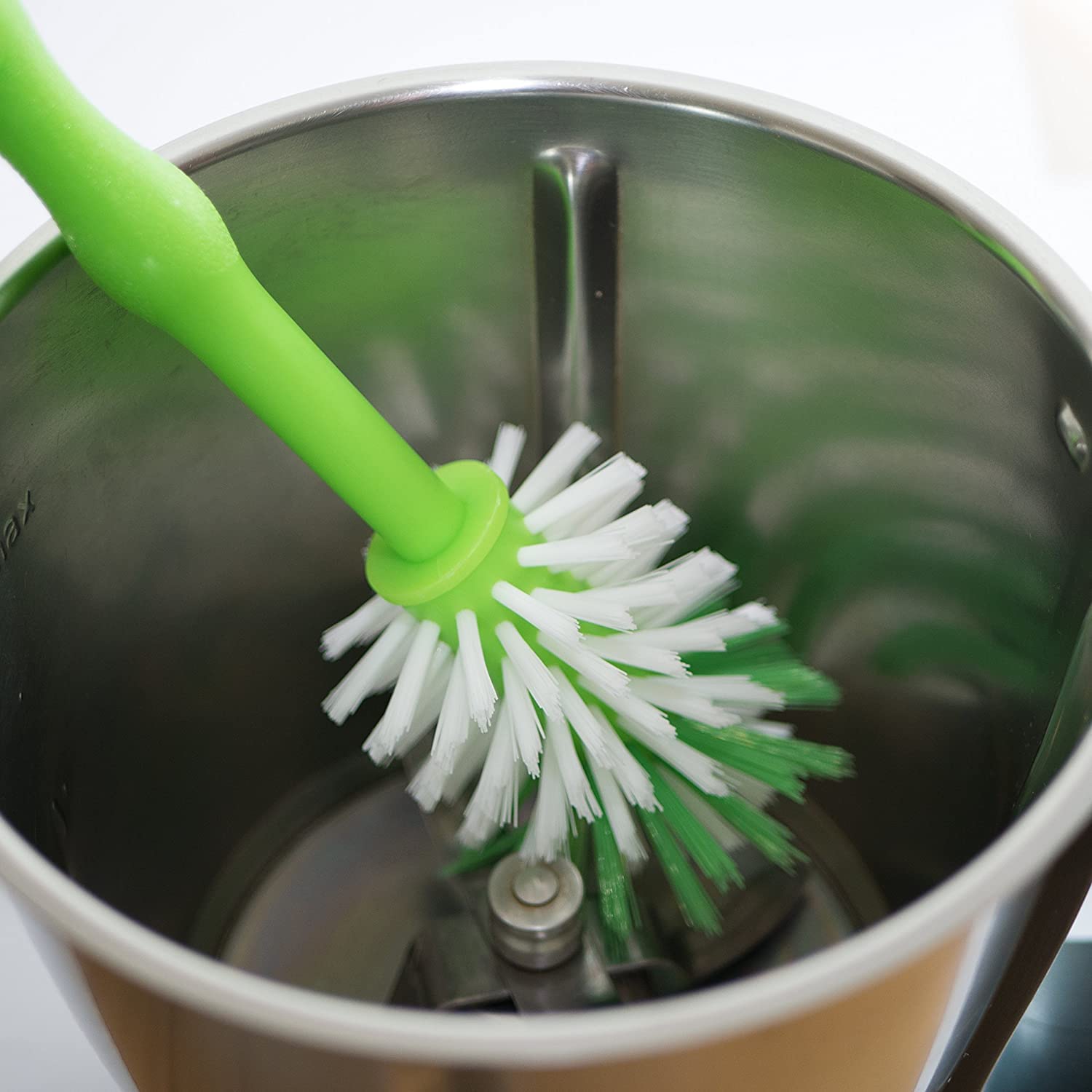 Blade Knife Cleaner Bowl Pot Washing Tool Cleaning Scrubbing Brush Ideal for Thermomix TM5/for Thermomix TM6/for Thermomix TM31 Food Mixer Monsieur Cuisine (Bowl Cleaning Brush)