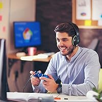 Vista 4 de Masacegon - Audífonos para juegos de PC audífonos para juegos compatibles con Xbox One PS4 Nintendo Switch 35 mm Audífonos sobre la oreja