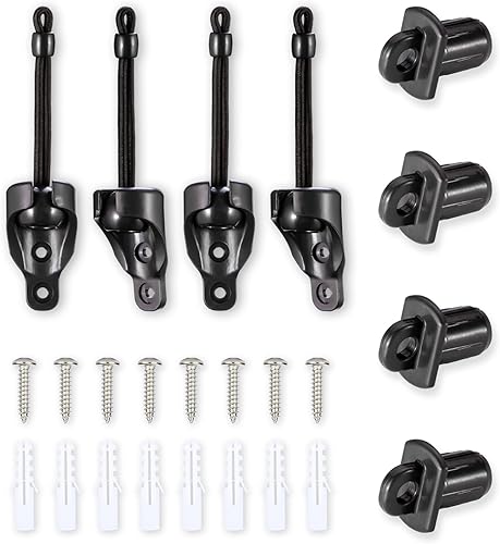 Piezas de repuesto Bungee y tapa de extremo, común para parasoles de interior y exterior o persianas enrollables con cubiertas finales, tipo