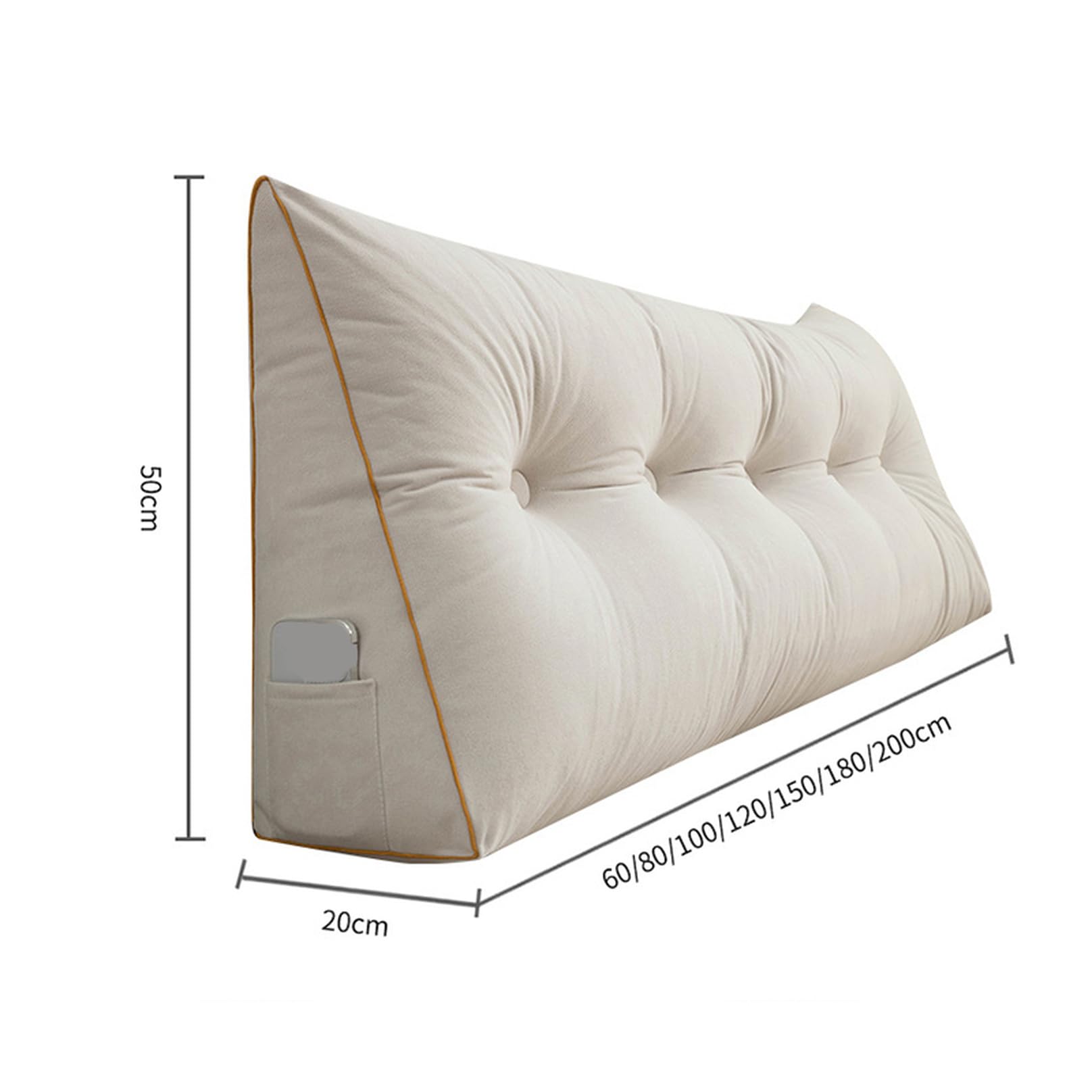 背もたれ クッション ベッド 三角 背もたれクッション 80*50*20cm> Amazon｜背もたれ クッション 三角クッション ベッド 大きい 80*50
