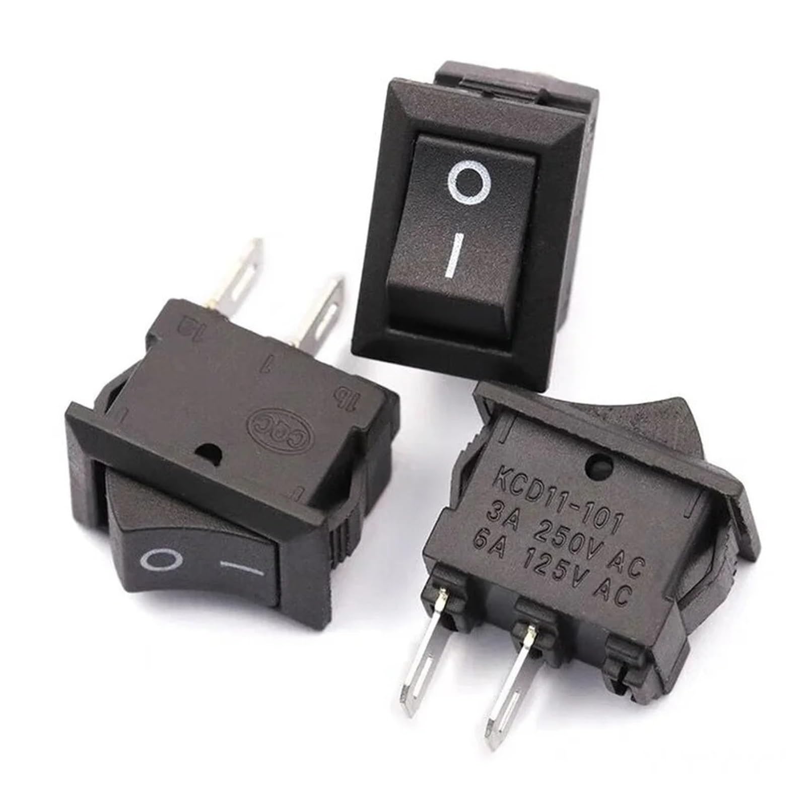 Interruptor KCD1 para solucionar fallos de encendido en pequeños electrodomésticos 2 pines 6