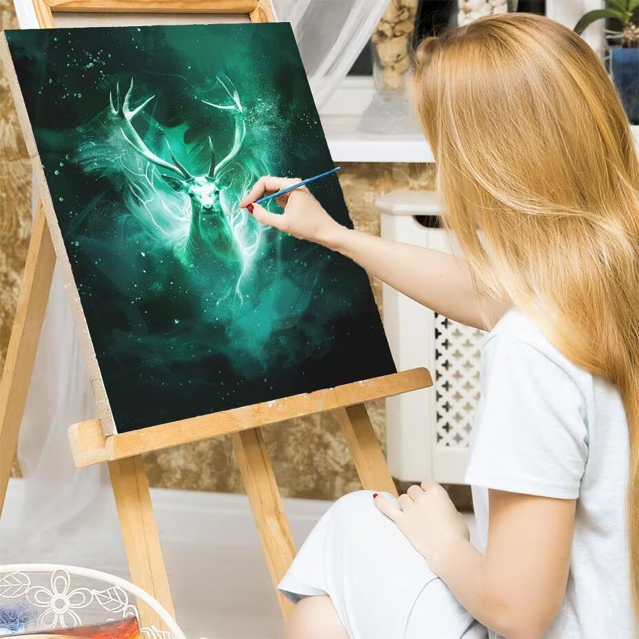 Pintura por números kit manualidades adultos sin saber pintar 7