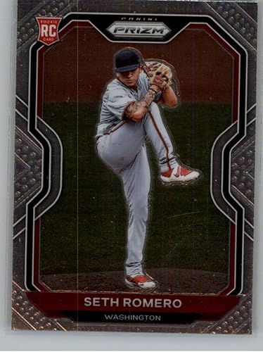 2021 Panini Prizm Baseball #227 Seth Romero Washington Nationals RC Rookie Official MLBPA Licensed Trading Card (Stock Photo Shown, Near Mint to