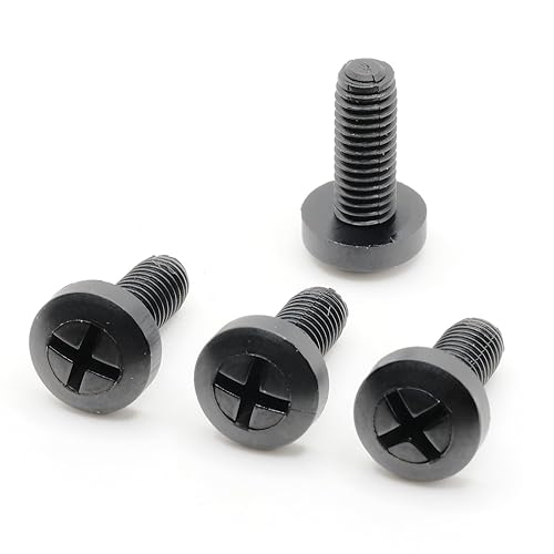 Miniatura 9 de ReplacementScrews Tornillos de nailon M6 para matrícula, compatibles con muchas importaciones (Mercedes, Audi, VW, etc.), tornillos métricos de