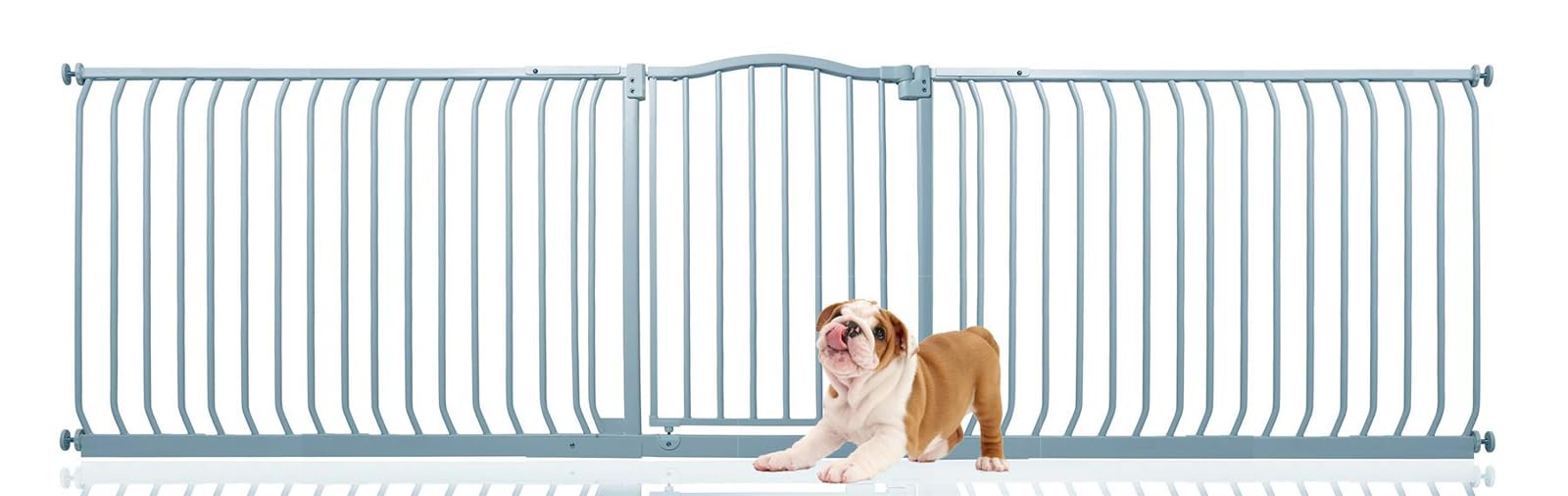Bettacare Curved Top Dog Gate, 161cm - 170cm, Matt Black, Pressure Fit Pet Gate for Puppy and Dog, Easy Installation — view 22