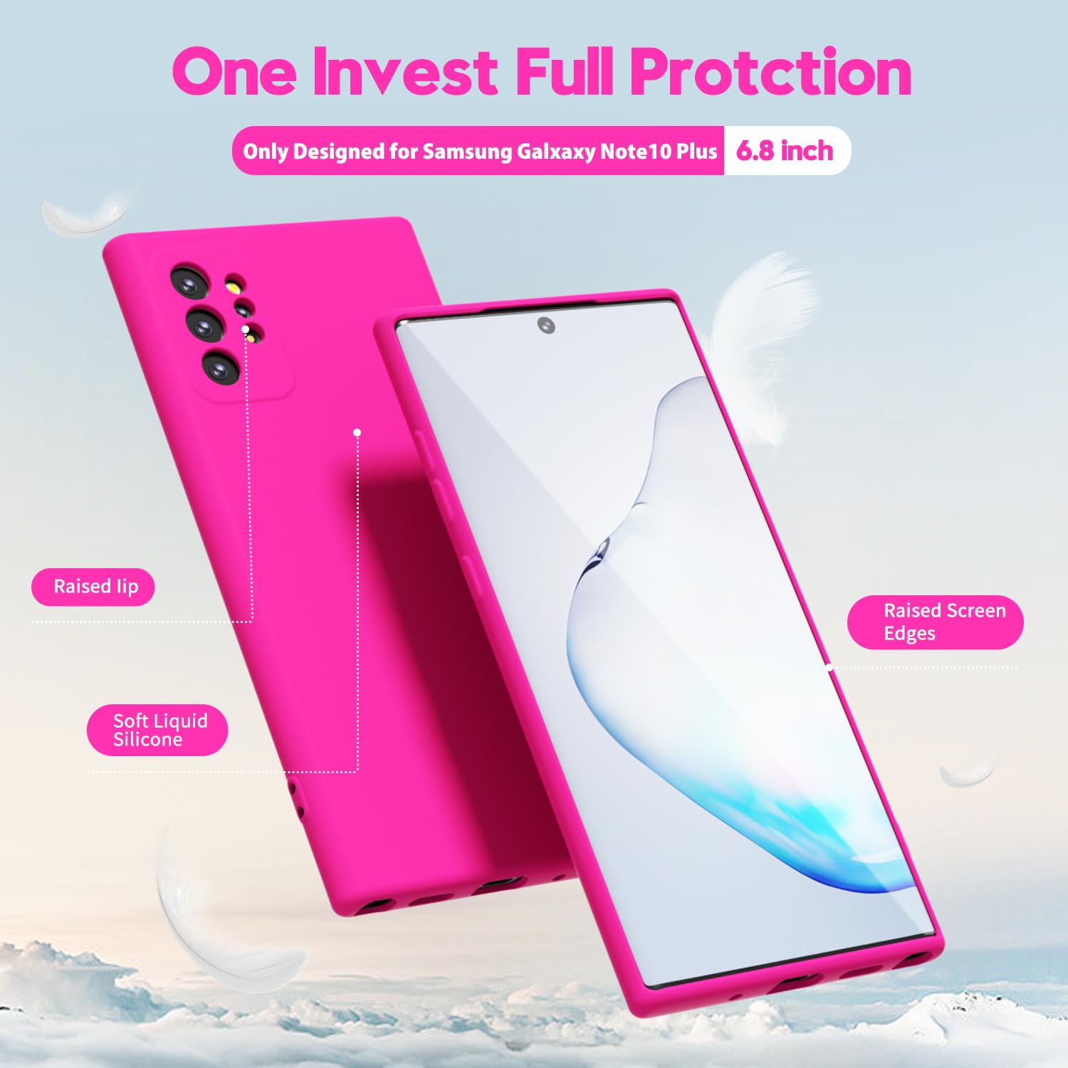 Amazon.com: oakxco for Samsung Galaxy Note 10 Plus Phone Case