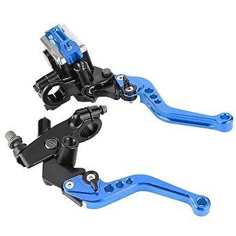 Clutch Lever, Aluminum Six-gear Distance Master Cylinder, Motorcycle Accessories Motorcycle Replacement Parts Motorcycle Repair Parts for Motorcycles(blue)