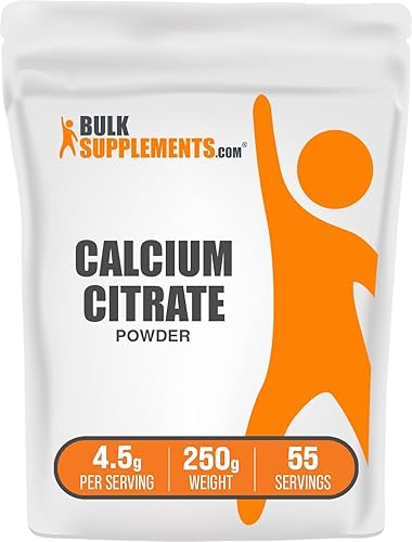 Miniatura 9 de BulkSupplements. com Citrato de Calcio en Polvo - Suplemento de Calcio - Suplementos de Fuerza Ósea - Polvo de Calcio - Suplementos de Calcio Vegano