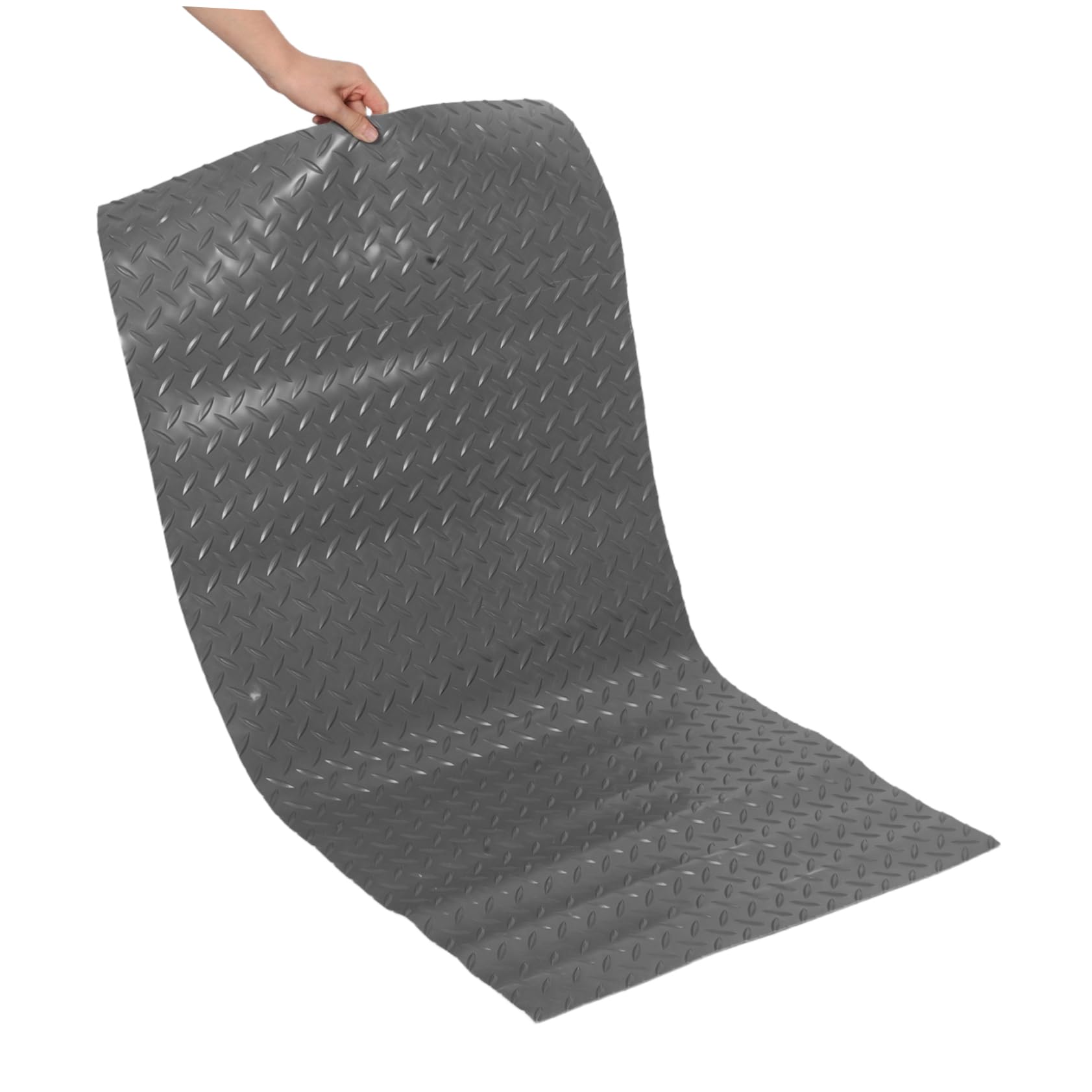 POPETPOP Alfombra de Escalera de Piscina Protector de Protector de Piscina Protectora de plástico el plastico Gris Oscuro