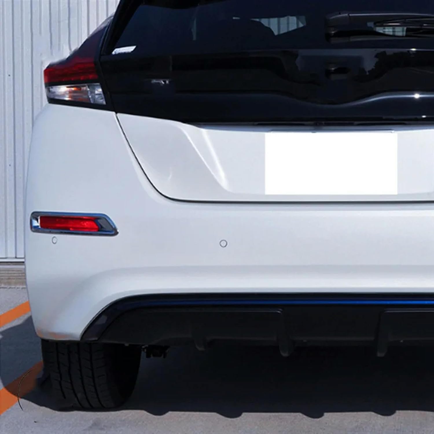 Car Rear Tail Fog Light Cover Frame Trim for Nissan Leaf ZE1 2017 2018 2019