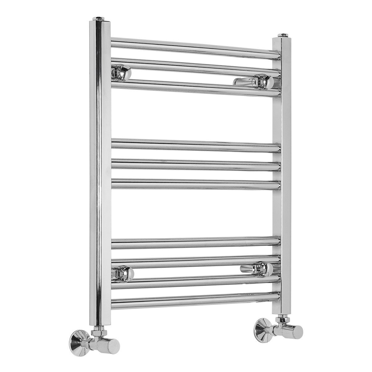Warmehaus Chrome Contemporary Straight Bathroom Heated Towel Rail Radiator Rad 600 X 540
