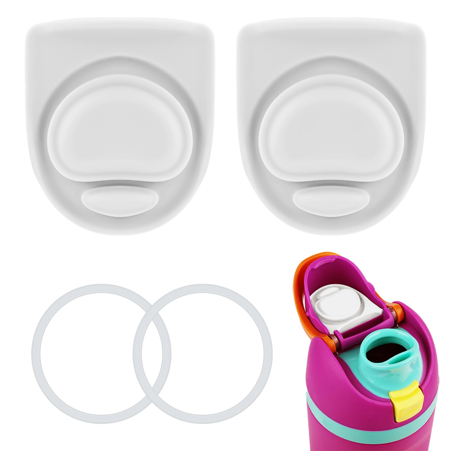 Owala FreeSip Bottle Seals & Stoppers - 2 Pack -8 Owala FreeSip Bottle Seals & Stoppers - 2 Pack -8